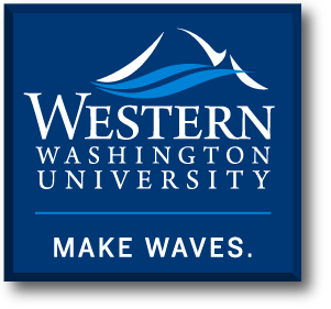 Western logo with a drop shadow and bevel